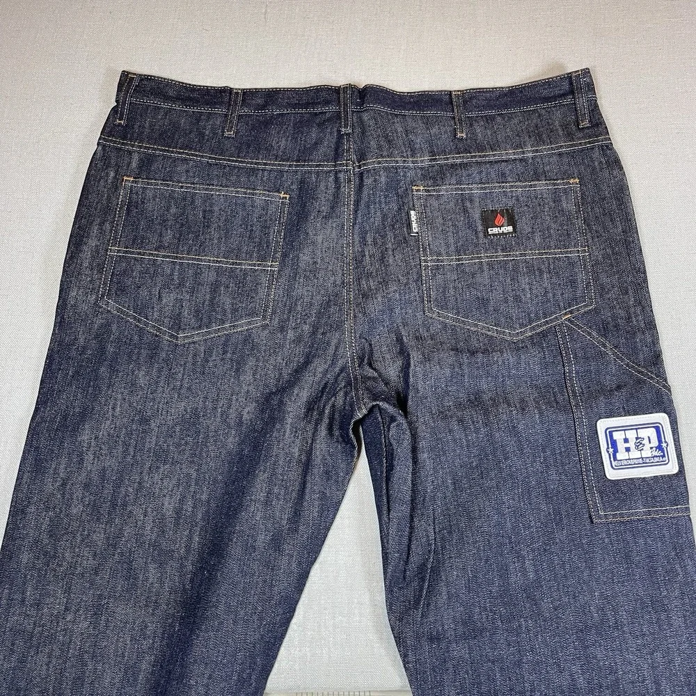 Crude FR Fire Resistant CAT 2 Carpenter Jeans Dark Wash NWT 42x32 Workwear Denim